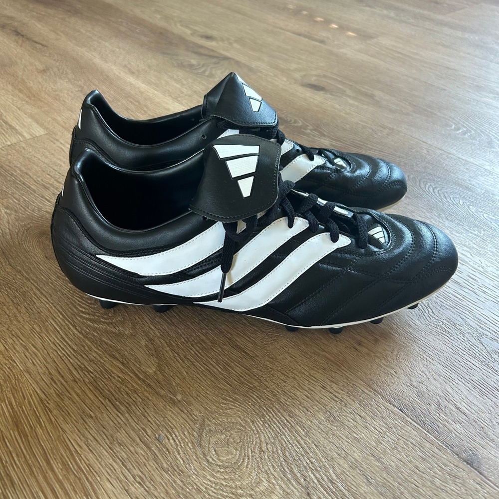 VINTAGE NWOB 1999 Adidas Soccer Cleats Mens US 13 Deadstock Leather 664232
